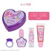 SHOBIDO Sanrio Набор косметики в форме сердца для губ и ногтей с персонажами Sanrio Мелоди Кидс, Кэр, (Мой и Куроми)