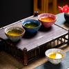 Kiln Change Four Seasons Cup Master Tea Bowl Gift Box Tea Cup Kung Fu Set Home Керамические чашки Чайная утварь Кухня Столовая Бар Дом