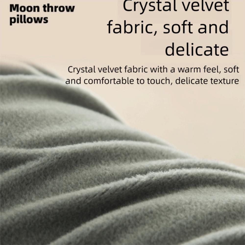 New Soft Reading Gaming Pillow Skin-Friendly Multi-Purpose Ergonomic Moon Pillow Comfortable U-Shaped Lap Pillow Office Nap