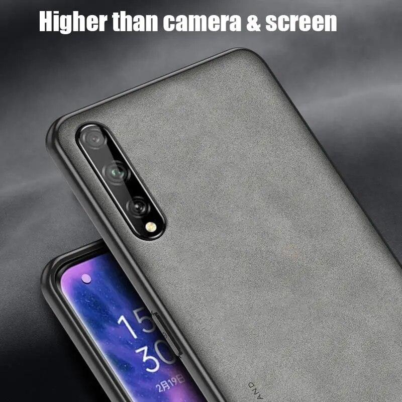 A50s A 50 30 70 11 10 Роскошный кожаный чехол из овчины для Samsung Galaxy A50 A30S A70 A7 2018 2019 A10 A11 A03 A04 Мужская задняя крышка