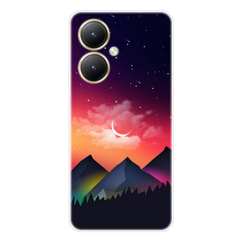 Для Vivo Y27 4G Y 27 5G чехол Мягкая силиконовая задняя крышка Чехол для телефона с рисунком из мультфильма Разнообразие