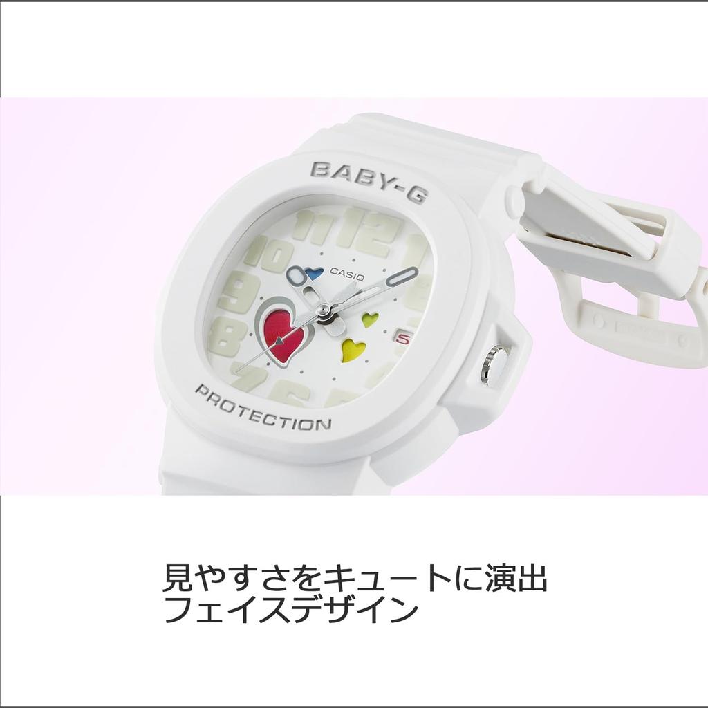 Часы Casio Baby-G, СЕРИЯ PLAYFUL HEARTS BGA-10-3AJF, Женские, Зеленые, Оригинальный японский продукт