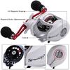 Baitcasting Reel 18+1 Ball Bearing Magnetic Brakes Fishing Reel Left/right Hand Bait Casting Reels