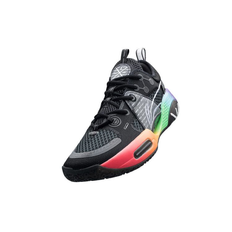 Li-Ning Мужские кроссовки Wade All City 9 V1.5 Pride черные многоцветные ABAR077-1