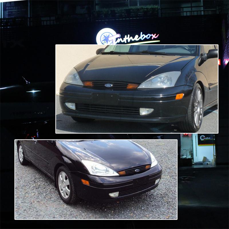 Car Front Bumper Fog / Driving Light Housings For Ford Focus ZTW/ZTS/LX/ZX5/ZX3/SE 2002-2004, No Bulb/Socket, Auto Accessories