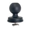 1-Inch Ball Head Rail Mount Bracket for Car or Boat Modification - Quick Release T-Type Slider.