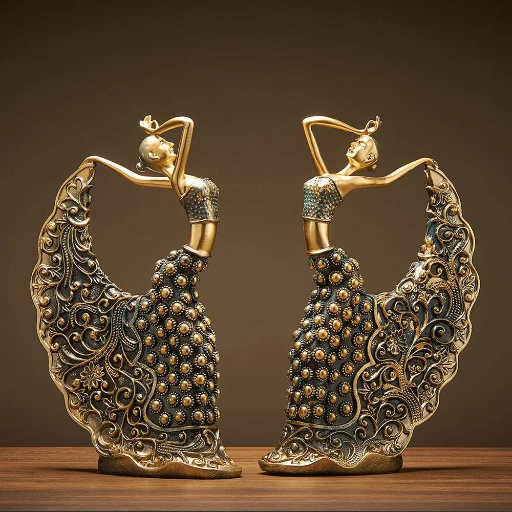 Ретро фигура скульптура статуэтка из смолы современное украшение для дома украшение для гостиной аксессуары для украшения офиса поделки