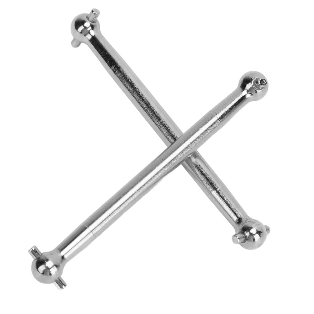 2pcs RC Drive Shaft Precise Control Low Noise Powerful Iron Drive Shaft Dogbone Parts for WLtoys 124008 124010 Remote
