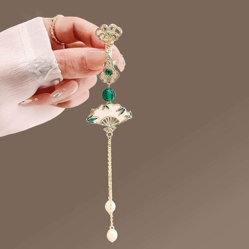 Женский китайский стиль Cheongsam Qipao лацкан подвеска кисточка кулон винтажная брошь элегантный стиль ханьфу аксессуары