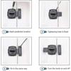 Turn Latch/door Latch For Various Doors - Black
