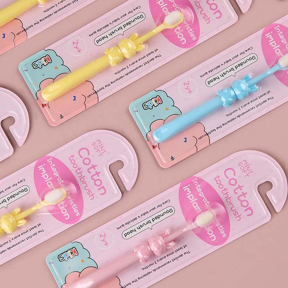 Ручка Мягкая Нить Щетина Хорошая Чистка Микро-Нано Инструмент для Ухода за Полостью Рта Детская Зубная Щетка Детская Зубная Щетка