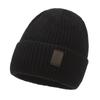 Men's Winter Knitted Hat Velvet Thick Warm Wool Hat Windproof Sleeve Cap for Riding