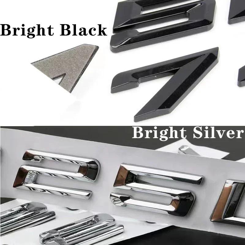 ABS 3D Car Rear Trunk Letters Logo Badge Emblem Sticker For BMW 3 series 318d 320d 325d 328d 330d 335d E46 E90 E91 F30 F31 F34 WS4
