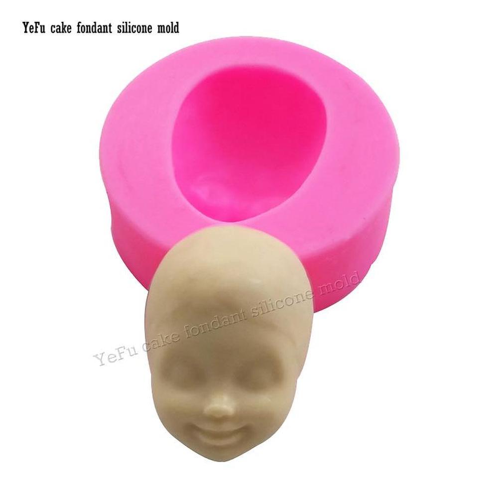 Силиконовая форма 3D детское лицо торт шоколадные конфеты желе форма для выпечки помадка инструменты для украшения торта
