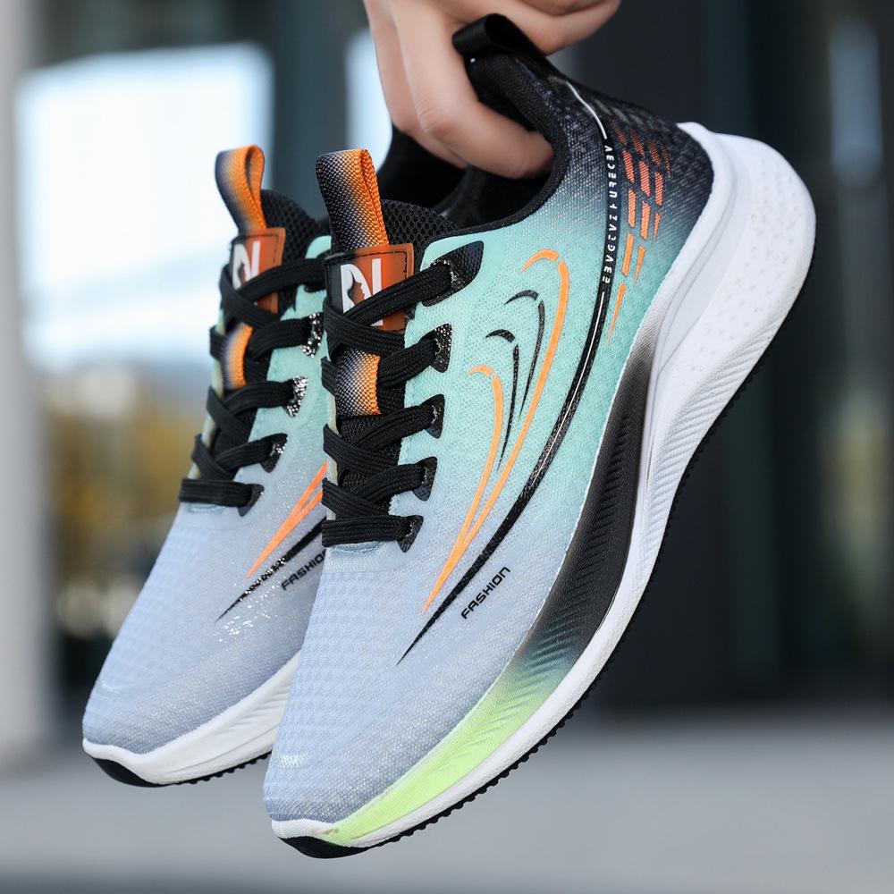Весенняя новая мужская обувь 2025 года, спортивная обувь, мужская обувь, модный тренд, дышащая повседневная сетчатая обувь, кроссовки для бега