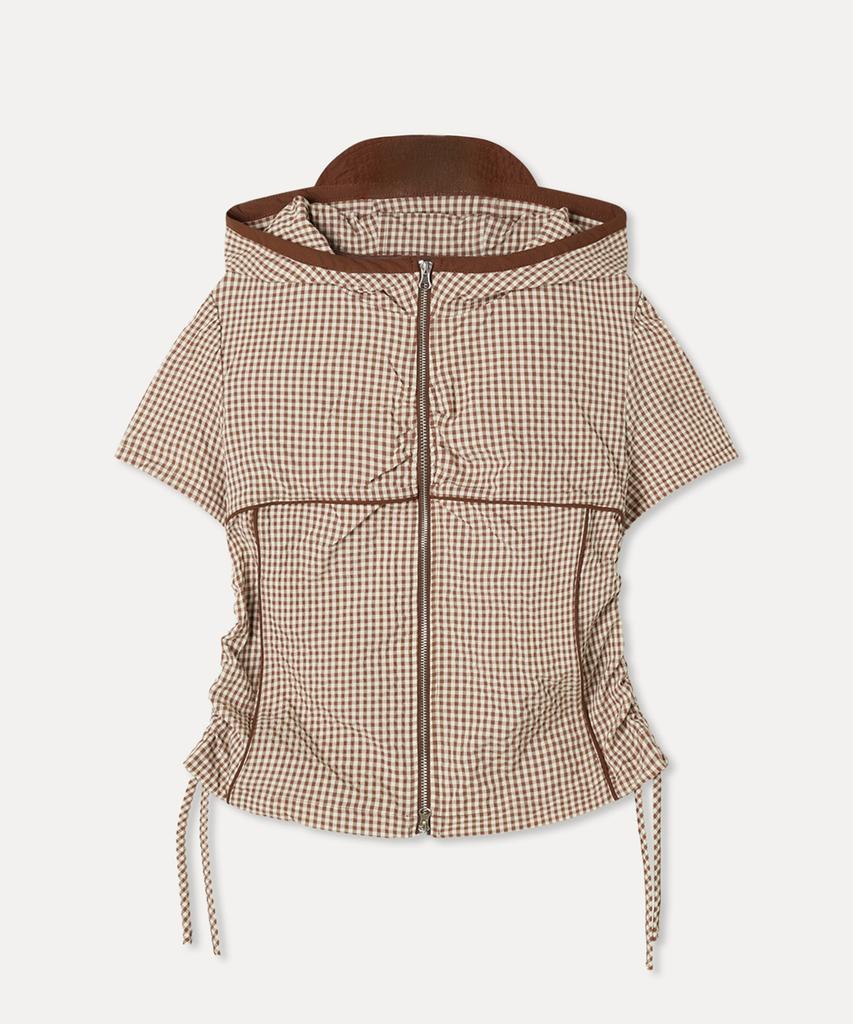 Худи в клетку с коротким рукавом Mixxo_Miwjjg701G