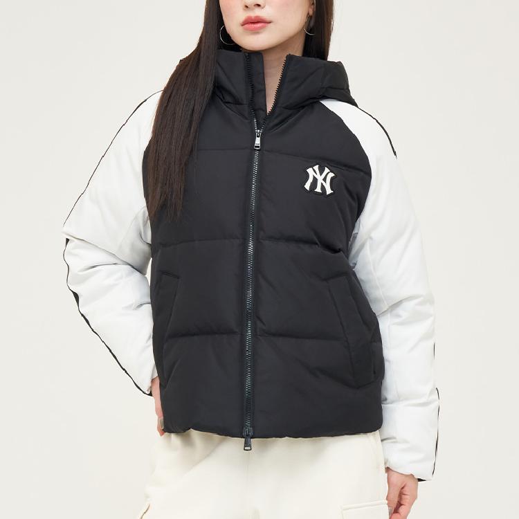 New MLB Varsity New York Yankees Down Jacket Unisex Black 3ADJV0246-50BKS