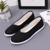 Women's Nursing Canvas Clogs White Slip-Resistant Flat Shoes Healthcare Professionals Comfortable Non-Slip Medical Work Footwear