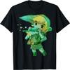 Футболка Nintendo Legend Of Zelda Линк Играет Музыку Портрет