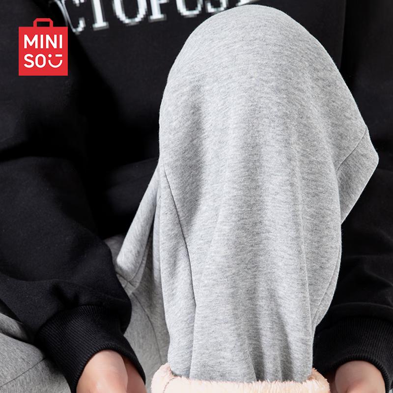 MINISO Мужские зимние повседневные джоггеры на подкладке из овечьей шерсти