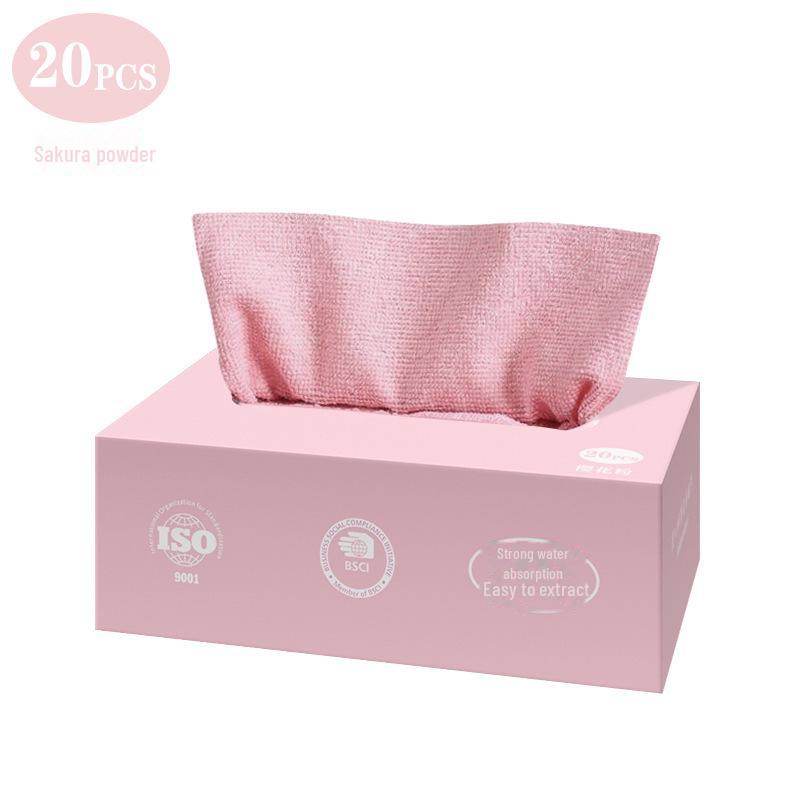 Removable Thickened Kitchen Rags - Disposable & Non-stick Oil Lazy Cloth