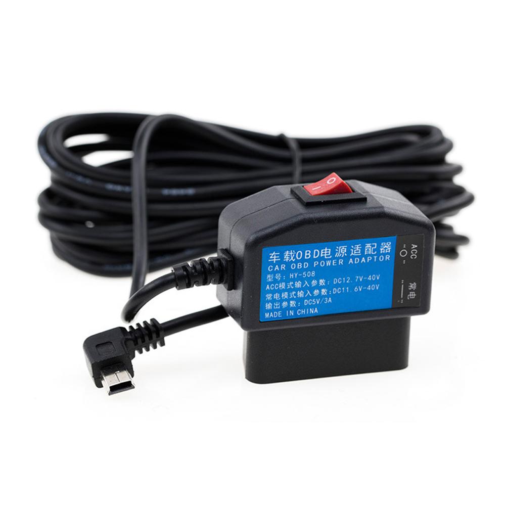 Автомобильный видеорегистратор, комплект для подключения OBD к USB-адаптеру, кабель питания для видеорегистратора, зарядное устройство, круглосуточный мониторинг парковки, покадровая съемка видео