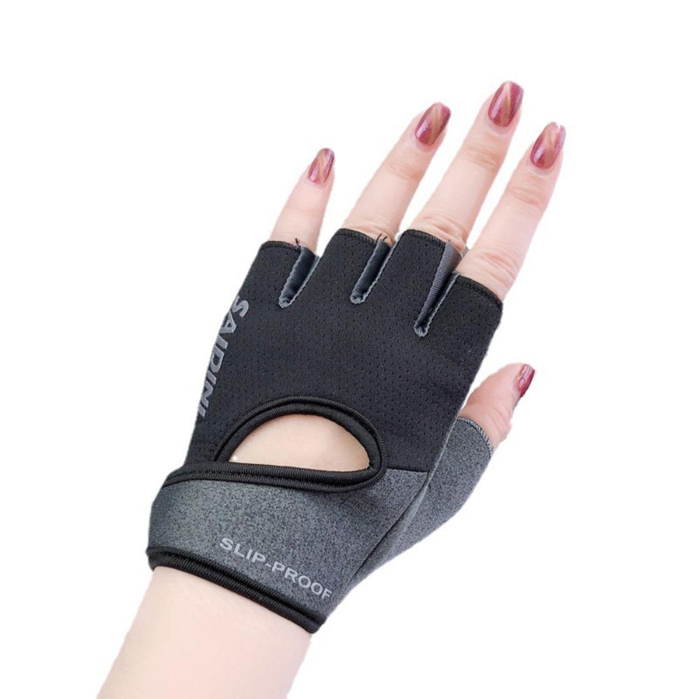 1 пара высокоэластичных гантелей, дышащие перчатки, противоскользящие перчатки для йоги с половиной пальцев, унисекс