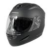 MOTO BASE Aerodynamic Full Face Motorcycle Helmet/MBHL-FF01n (Matte Black/L (59-60cm))
