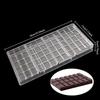 Классическая длинная форма для шоколада из прозрачной сетки, твердый пластик, форма для шоколадных конфет, пищевой пластик