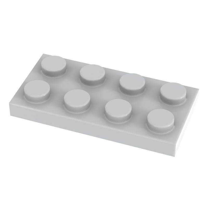 [Funbrick] 50 шт. Пластина 2x4 3020 Совместимо с featuring Известный Строительный Кирпичик Классический Строительный Блок Игрушки MOC DIY