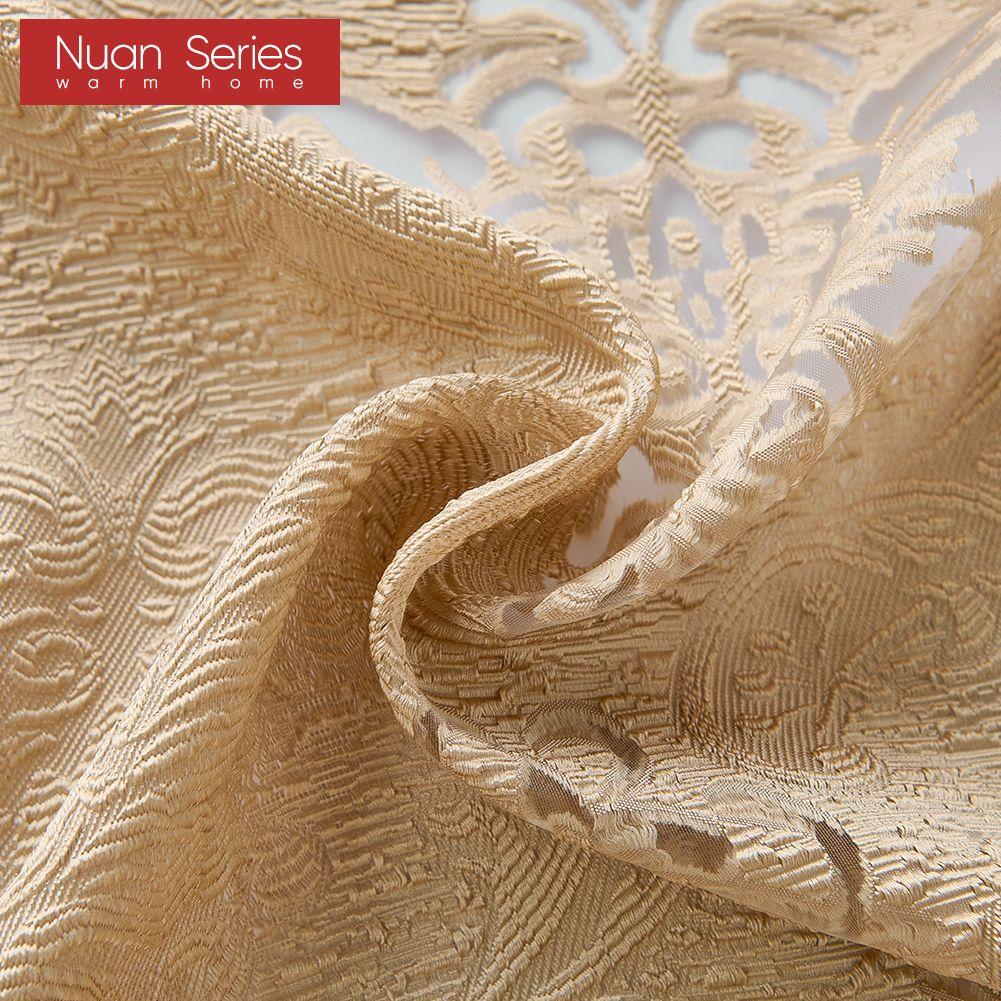 1 шт. серия Nuan 10% затемнение модный классический тюль универсальный жаккардовый прозрачный занавес для кухни гостиной спальни балкона окна домашний декор