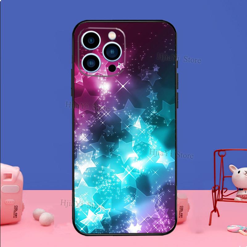 Чехол для телефона с яркими звездами для iPhone Samsung Galaxy Redmi Xiaomi Oppo OnePlus Note SA 7 8 9 10 11 12 13 14 20 21 22 23 53 54 Pro Max Plus Ultra