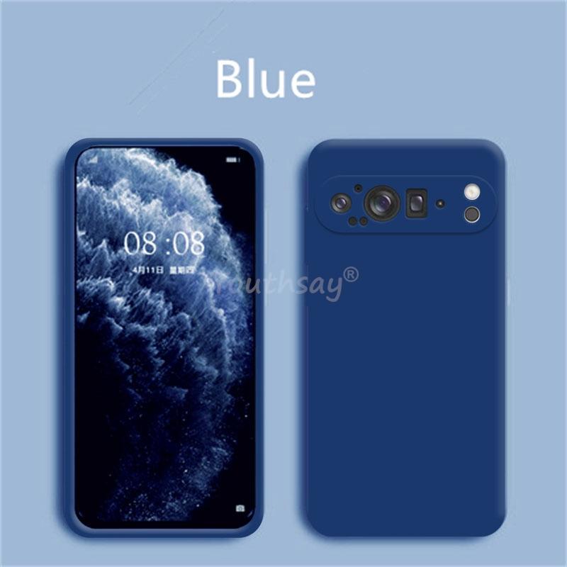 Для Google Pixel 9 Pro Чехол Жидкий Силиконовый Чехол Pixel 9 Pro Чехол TPU Мягкий Резиновый Защитный Чехол Для Телефона Pixel 9 Pro XL Чехол