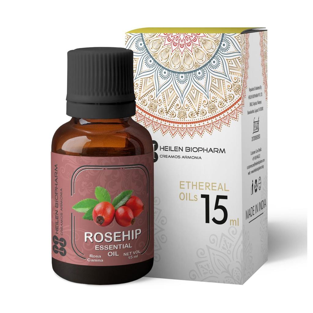 Эфирное масло Шиповника (15 мл), Rosehip Essential Oil, Heilen Biopharm