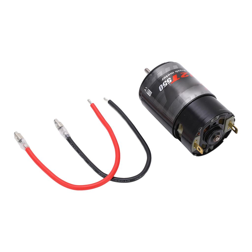 550 Brushed Motor with 320A Two Way Brushed Waterproof ESC Set for RC Rock Crawler Car