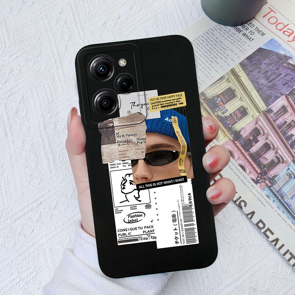 Чехол для телефона Xiaomi Poco C40 C55 M3 M4 Pro X3 X4 X5 Pro, мягкий жидкий силикон, матовый чехол с защитой от падения, защита камеры для мальчиков и девочек, бампер для Xiaomi Poco