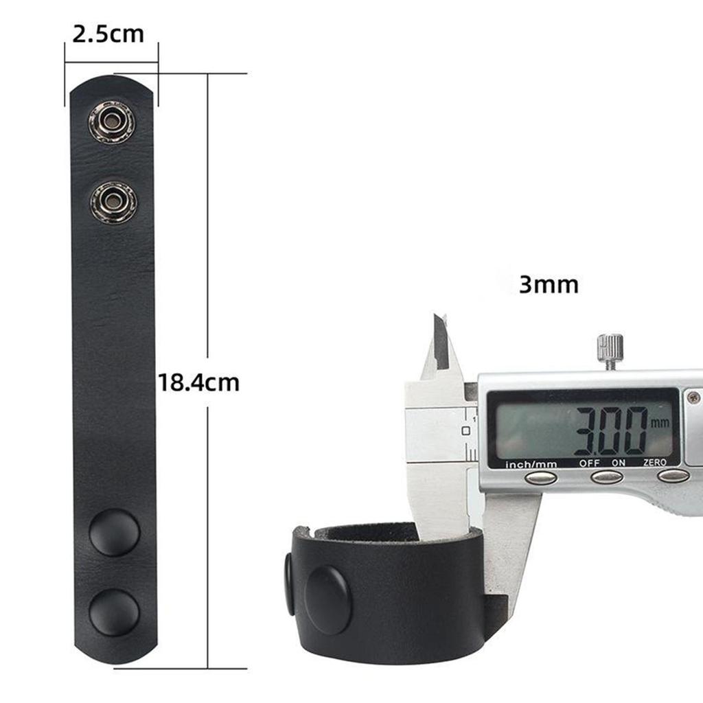 Reliable Leather Duty Belt Keeper Stop Slipping and Secure Webbing Hold