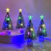 1/3Pcs LED Light Mini Christmas Tree Desktop Ornaments Xmas Home Decoration New Year Christmas Party Kids Gifts Random Color