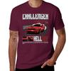 Футболка Challenger SRT Hellcat быстросохнущая эстетичная одежда футболка мужская
