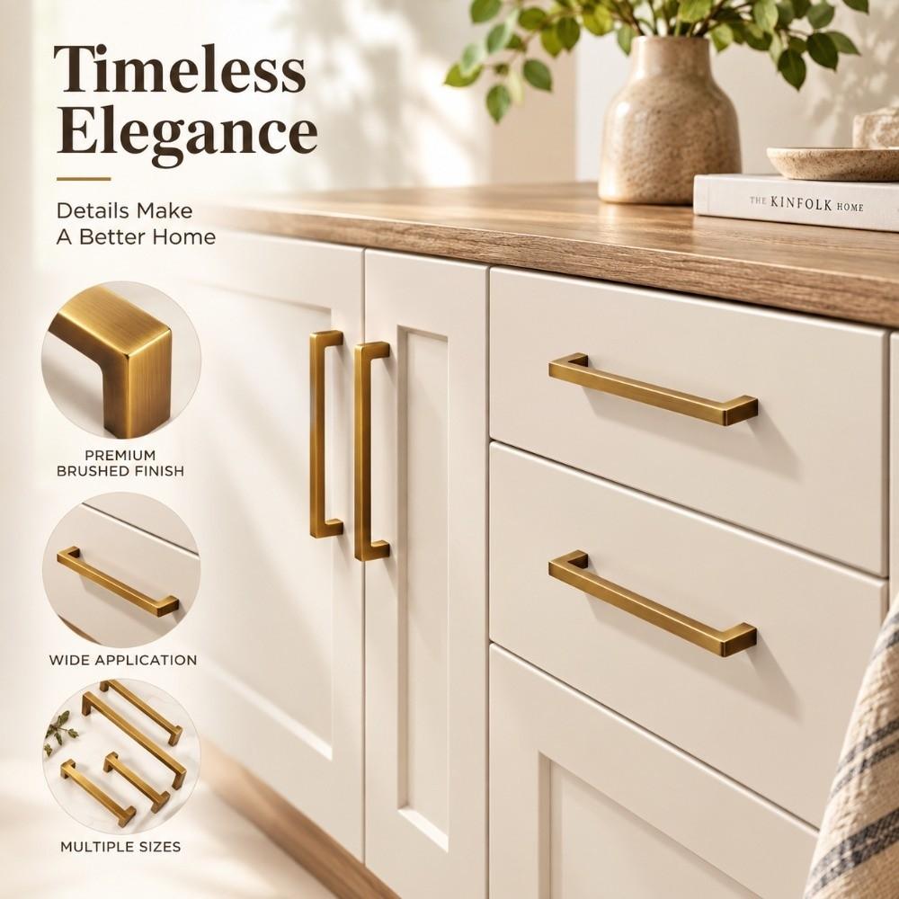 Minimalist Cabinet Handles Antique Bronze Wardrobe Handles New Furniture Knobs Wardrobe