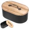 Wooden Tampon Holder with Lid 3-Grid Bathroom Tampon Storage Box Large Capacity Dust Proof Feminine Product Organizer
