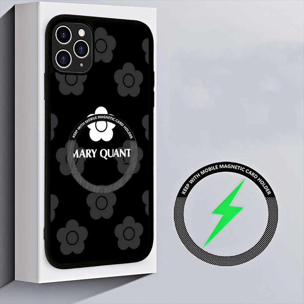 Модный M-Mary Q-Quant Для Магнитной Беспроводной Чехол Для Телефона Для IPhone 17 16 15 14 13 12 11 Pro Max Plus Mag Чехол Для Телефона