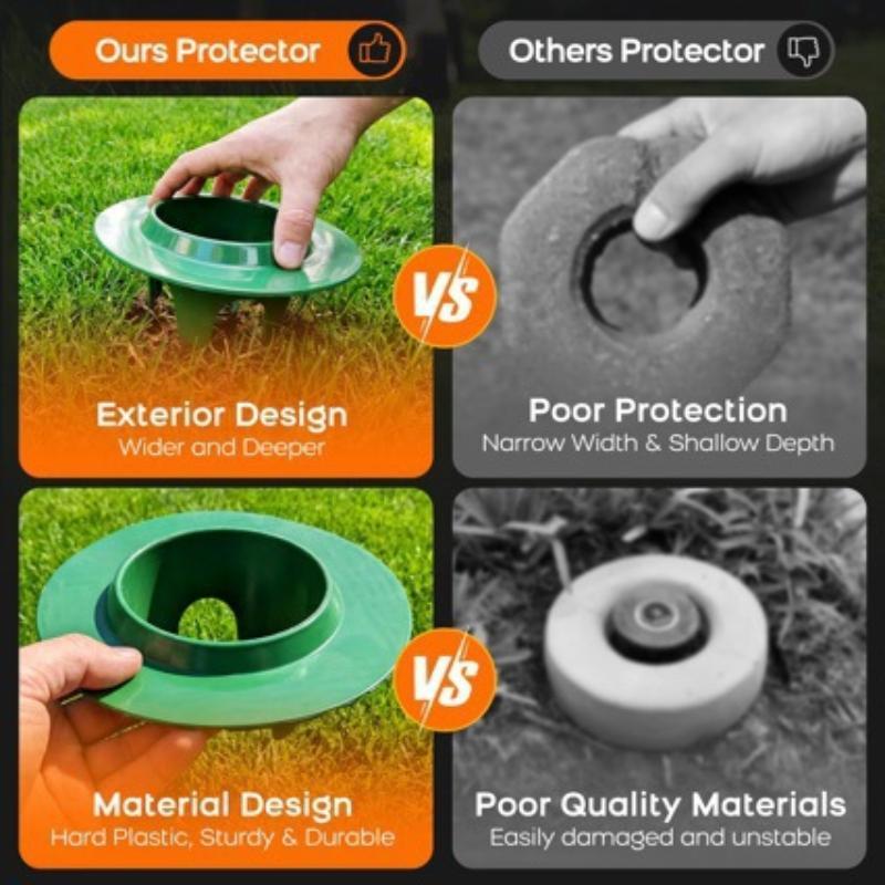 Heavy Duty Lawn Sprinkler Head Protector 1Pcs Dust Proof Impact Resistant Guard for Outdoor Lawn Irrigation Sprayer