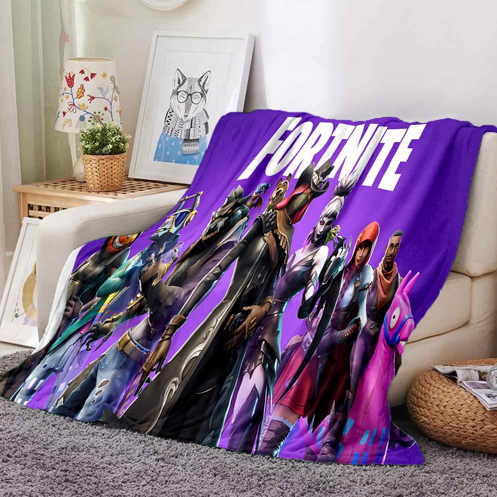 Fortnite Characters Showcase Blanket Soft Throw Blanket For Home Bedroom Bed Sofa Travel Office Solid Christmas Blanket