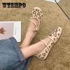 Summer Hollow Single Shoes Women's Comfortable Soft Sole Nurse Hole Sandals Casual Flat Sole Shoes Ladies Soft Leather Sandals
