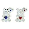 Clear Bear Figurine Valentine's Day Gift I Love You Faux Crystal Bear
