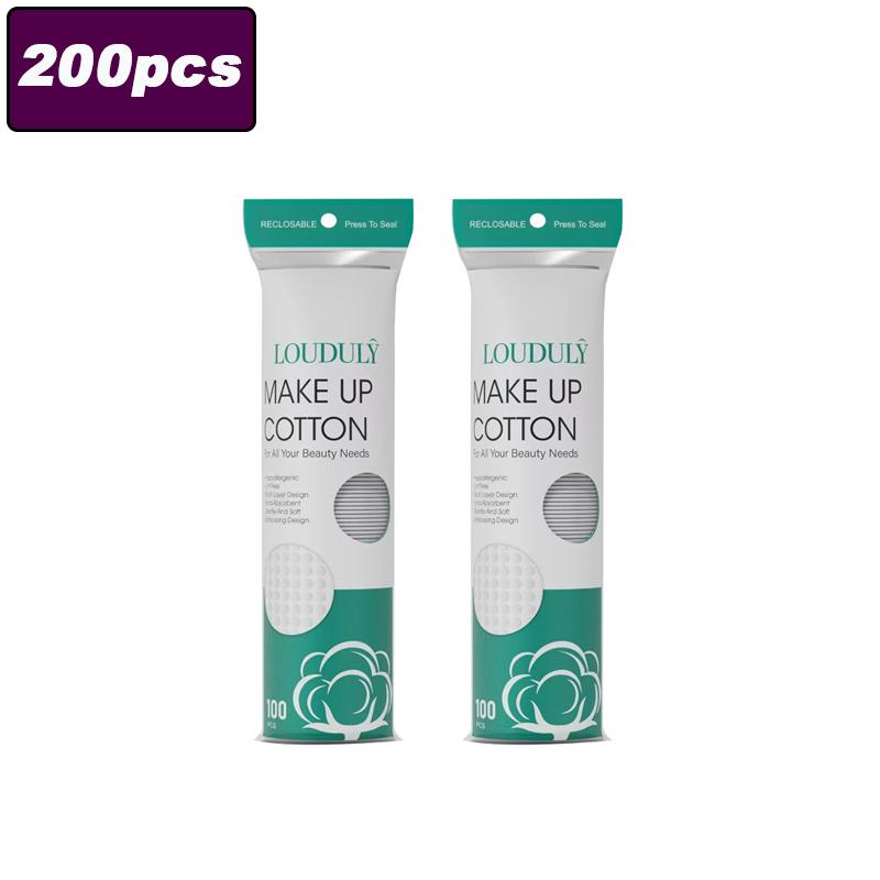 100/400 шт. мягкие и дышащие круглые хлопковые диски для снятия макияжа, ежедневное очищение лица, снятие лака для ногтей, аксессуары для макияжа
