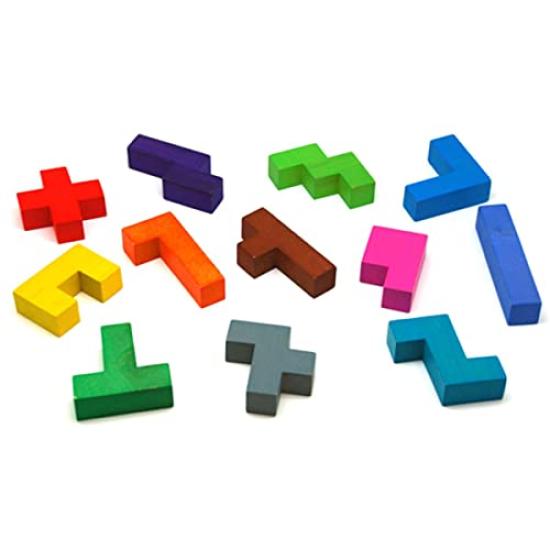 KATAMINO Gigamic Wooden Puzzle Bonus Distributor In [Christmas Included] [Exclusive Japan]