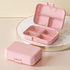 Portable Jewelry Box Mini Storage Box Durable Pill Case  Earrings