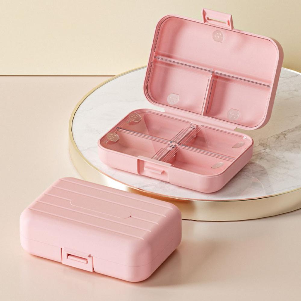 Portable Jewelry Box Mini Storage Box Durable Pill Case Earrings